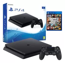 Playstation 4 Slim 1tb + Grand Theft Auto V En Cd Original