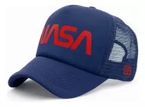 Gorra Trucker Clasica Motivo Logo Nasa 