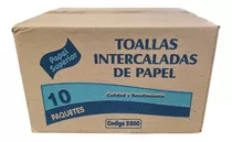 Toallas Papel Beige Intercaladas Linea Verde 20x24 2.4 Kg