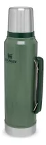 Termo Stanley Classic Vacuum Bottle 1.1 Qt De Acero Inoxidable Hammertone Green