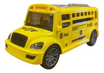 Ônibus Escolar Com Fricção Amarelo 000987 - Shiny Toys