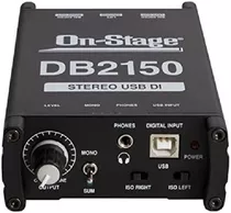 Caja Directa Pasiva Onstage Usb Di Tarjeta De Sonido