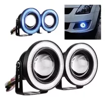 Foco Led Neblinero Ojos De Angel 30w/89mm Azul