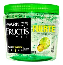 Garnier Fructis Gel Fijador Para El Cabello 600g / Fuerte