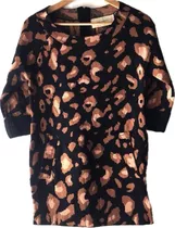 Sweater Vestido Akiabara Animal Print 