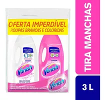 Kit Alvejante Multiuso + Branqueador Crystal White Sem Cloro Vanish 1,5l