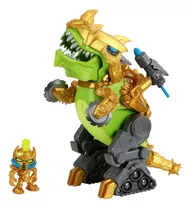  Figura Treasure X Dino Gold  Dino Battle Rex 