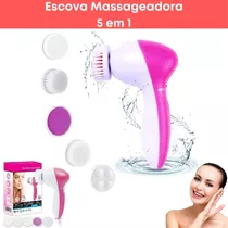 Escova Facial Elétrica Aparelho De Limpeza Pele Portátil 