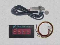 Tacómetro Digital Velocímetro 9999rpm 8-24vdc Sensor E Imán