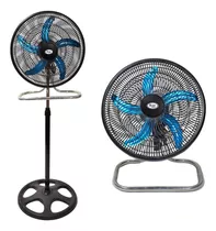 Ventilador 3 En 1 Star Trak Stp31-18 Turbo Negro Con 5 Palas De  Metal, 18  De Diámetro 50 Hz/60 Hz 220 v