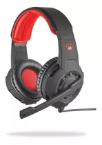 Fone De Ouvido Over-ear Gamer Trust Gxt Radius Gxt 310 Black E Red