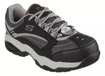 Zapato De Seguridad Skechers Biscoe Gris Zapatilla Mujer