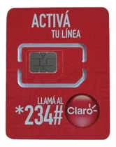 Chip Sim Claro - Prepago - 3 En 1 - 4g - 011