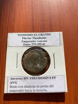 Antigua Moneda Romana Del Emperador Teosófico El Grande #3