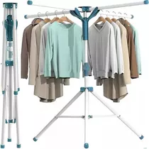 Tendedero De Ropa Trípode Secador De Ropa Plegable Ajustable