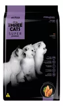 Alimento Para Gatitos Three Cats  Sabor A Pollo 3kg Premium