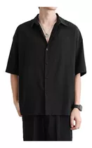 Camisa De Seda Helada Enfriada De Estilo Coreano Para Hombre