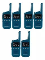 6x Walkie Talkie Handy Motorola T383 40km 22 Canales Uhf