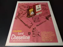 (pb182) Publicidad Clipping Colonia Lord Cheseline * 1967
