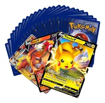 Lote De 50 Cards Pokémon Originais + 1 Carta Gx/v Aleatória