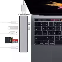 Adaptador Hub Macbook Pro 2022 2021 Usb C 4k Thunderbolt 3