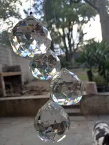 Finas Esferas D/cristal Facetadas P/decoración E Iluminación