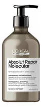  Shampoo Reparación Molecular Cabello Dañado 500ml Loréal Pro