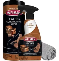 Kit De Cuidado De Limpiador Y Acondicionador De Cuero Weiman