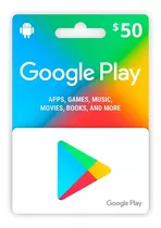Google Play Gift Card R$ 50 Reais