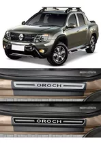 Jogo Soleira Premium Elegance Renault Oroch 4 Portas 8pçs