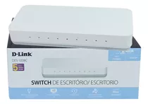 Switch D-link 8 Portas De Conexão Instalação Plug & Play