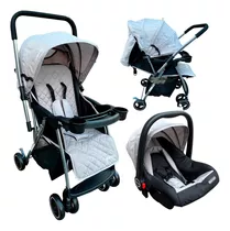 Coche Cuna Bebé Travel System Copahue Manillar Rebatible 