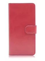 Flip Cover Agenda Roja Para Xiaomi (todos Los Modelos)