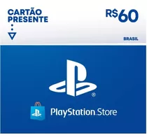 Cartão Playstation Store (psn) - Brasileira R$ 60,00