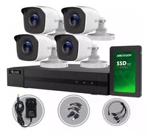 Kit Hikvision Full Hd 1080p Dvr 8ch + 4 Camara 2mp + Disco