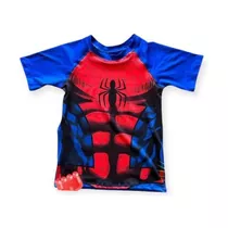 Remera Manga Corta Con Filtro Protector Rayos Uv Spider 