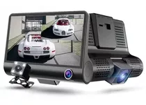 Video Camara Dvr Para Carro 3 Lentes Frontal Reversa Interno