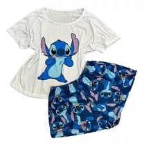 Pijama Corto Stitch Harry Potter Star Wars Short + Remera