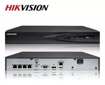 Nvr De 4 Canales Poe Ds-7604ni-k1/4p 8mp Hikvision