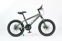 Bicicleta Trail Kett Rodado 20 Freno Disco Llanta Reforzada Color Verde Tamaño Del Cuadro 20