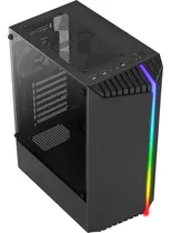 Gabinete P/jogos Usb 3.0 Bionic Black Rgb