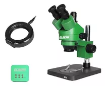 Microscópio Trinocular Electrónico G75tb1 El Repa Cámara Aro