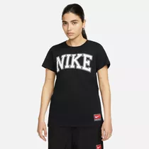 Remera Para Mujer Nike Sportswear Negro