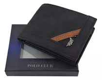 Cartera Hombre Lujo Polo Club Long Beach Original Billetera1