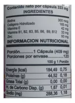 Biotina Ultra 120 Caps Colageno Hidrolizado Vitamina Zinc