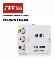 Convertidor Rca A Hdmi Full Hd 1080p Tiendafísica Jwk Vision