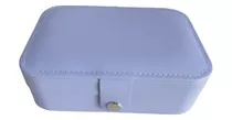 Caja Joyero Alhajero Organizador Anillos Bijouterie Color Violeta