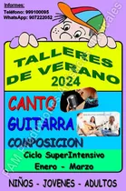 Clases De Canto Y Guitarra Fulltime: Taller De Verano 2024