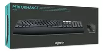 Kit De Teclado Y Mouse Inalámbrico Logitech Mk850 Español Latinoamérica De Color Negro