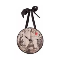 1 X Reloj De Pared - Imágenes Vintage De París / Torr...